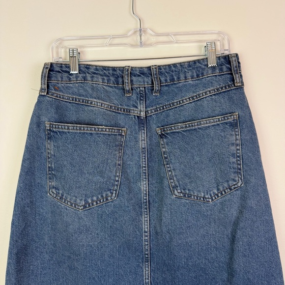 Free People We The Free Come As You Are Denim Maxi Skirt Size 6 - Picture 10 of 14